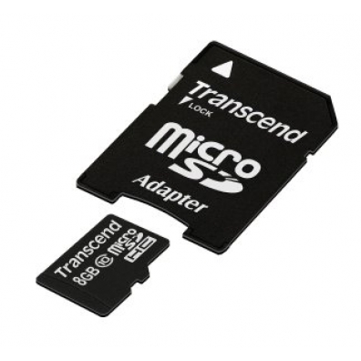 Transcend micro SDHC 8 GB class 10 Flash Speicher Karte