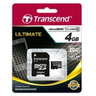 Transcend micro SDHC 4GB class 6 Flash Speicher Karte