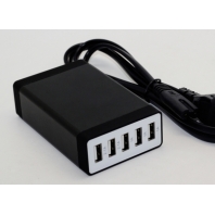 MFC555 USB Charger 5 ports 35W -black-mifi-hotspot-frontview